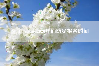 秦皇岛2020年消防员报名时间