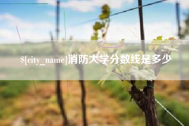 秦皇岛消防大学分数线是多少