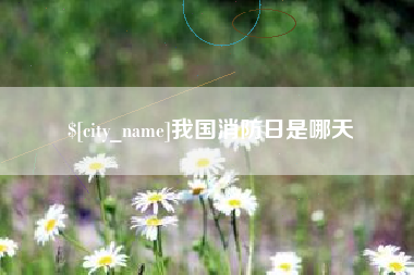 秦皇岛我国消防日是哪天