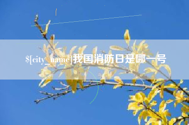 秦皇岛我国消防日是哪一号