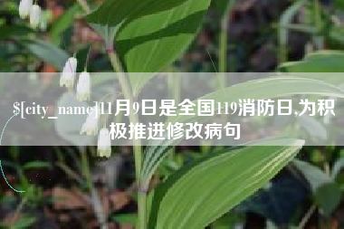 秦皇岛11月9日是全国119消防日,为积极推进修改病句