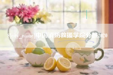 秦皇岛中国消防救援学院分数2020