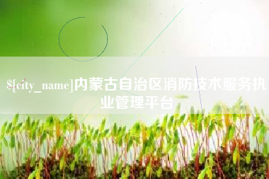 秦皇岛内蒙古自治区消防技术服务执业管理平台