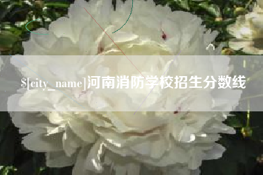 秦皇岛河南消防学校招生分数线