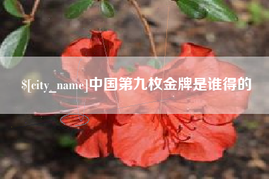 秦皇岛中国第九枚金牌是谁得的