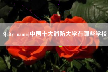 秦皇岛中国十大消防大学有哪些学校