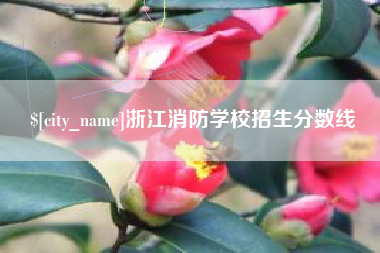 秦皇岛浙江消防学校招生分数线