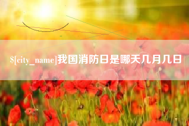 秦皇岛我国消防日是哪天几月几日