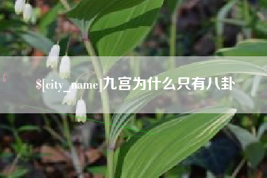 秦皇岛九宫为什么只有八卦