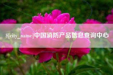 秦皇岛中国消防产品信息查询中心