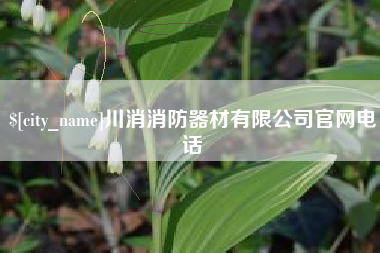 秦皇岛川消消防器材有限公司官网电话
