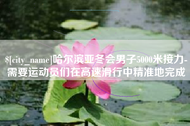 秦皇岛哈尔滨亚冬会男子5000米接力-需要运动员们在高速滑行中精准地完成