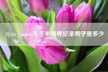 秦皇岛五千米世界纪录男子是多少