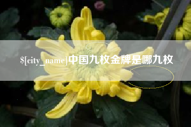 秦皇岛中国九枚金牌是哪九枚