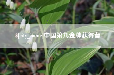 秦皇岛中国第九金牌获得者