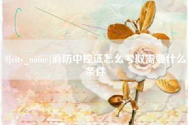 秦皇岛消防中控证怎么考取需要什么条件