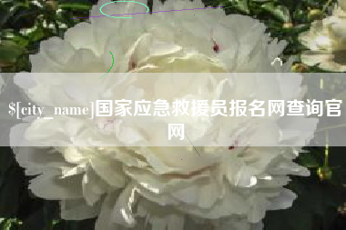 秦皇岛国家应急救援员报名网查询官网
