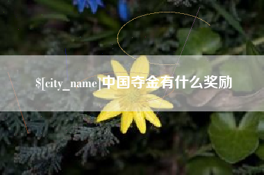 秦皇岛中国夺金有什么奖励