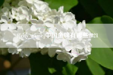 秦皇岛中国金牌有哪些2021
